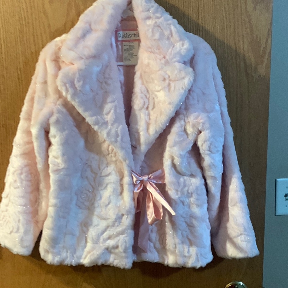 Children’s Pink Fluff Coat
